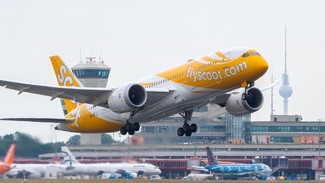 Scoot Boeing 787 Berlin Tegel
